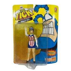 The Tick Twist Chop American Maid Action Figure NOS Sealed Bandai 1995